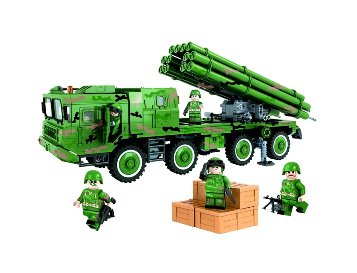 Конструктор Winner Tank Battle 1312 (Green)