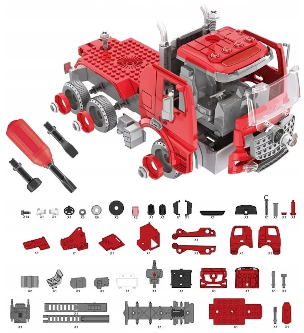 Costructor Woopie Garage's Fun 40284 (Red)