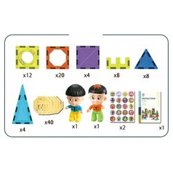 Constructor Woopie Magic Magnetic Blocks (Multicolor) Thumb