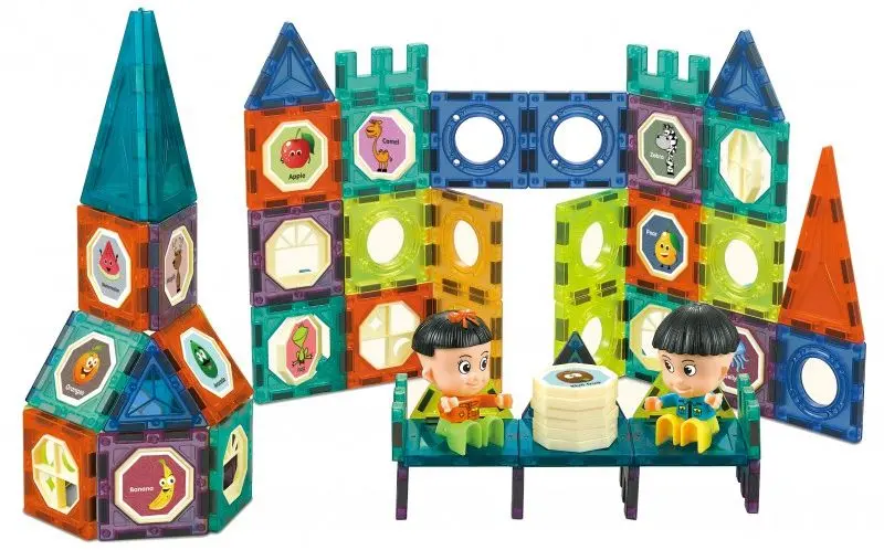 Constructor Woopie Magic Magnetic Blocks (Multicolor)