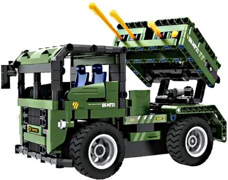 Constructor 2in1 XTech Bricks Armed Off-road Vehicle 8022 (Green) - 2