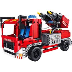 Constructor 2in1 XTech Bricks Mini Fire Truck With Water Spraying (Red)