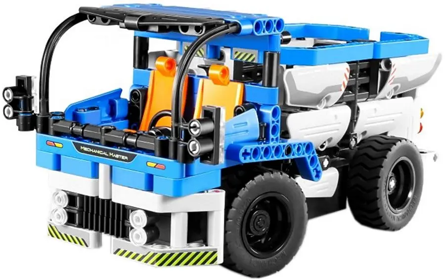 Конструктор 2в1 XTech Bricks Mixer Truck 8023 (Blue) - 2