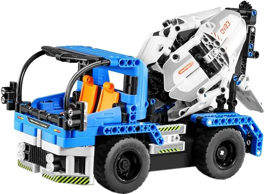 Конструктор 2в1 XTech Bricks Mixer Truck 8023 (Blue)