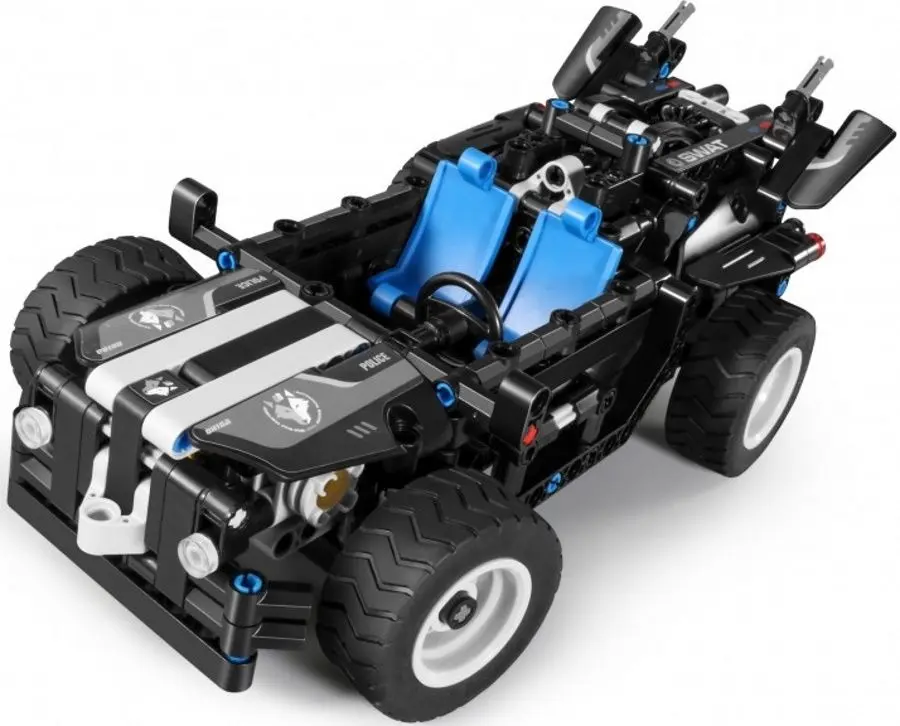 Конструктор 2в1 XTech Bricks Police Car 6810 (Black) - 2