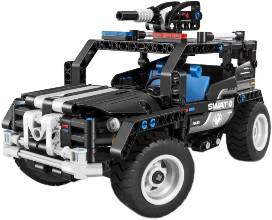 Конструктор 2в1 XTech Bricks Police Car 6810 (Black)