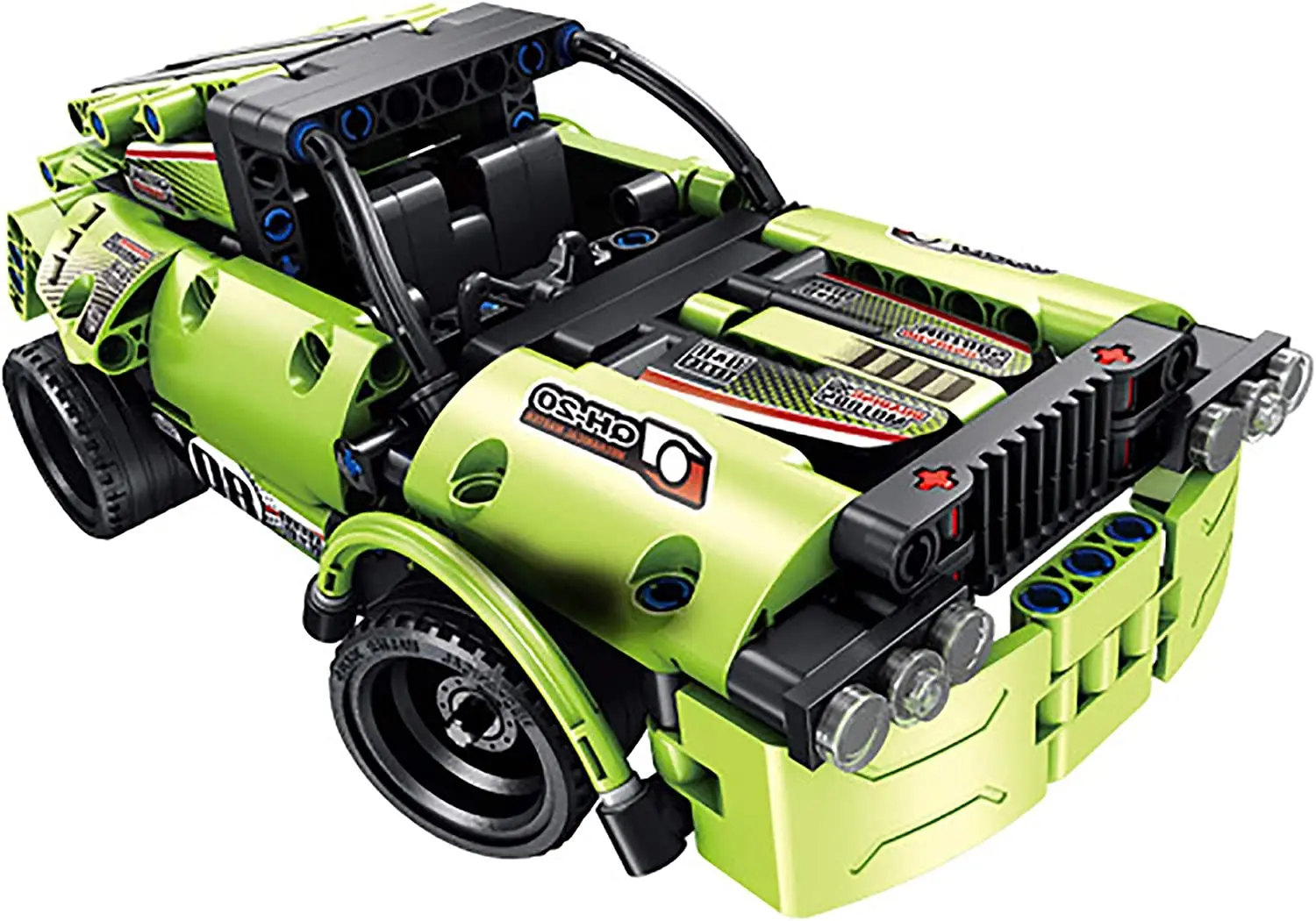 Конструктор 2в1 XTech Bricks Racing Cars 8020 (Green) - 2