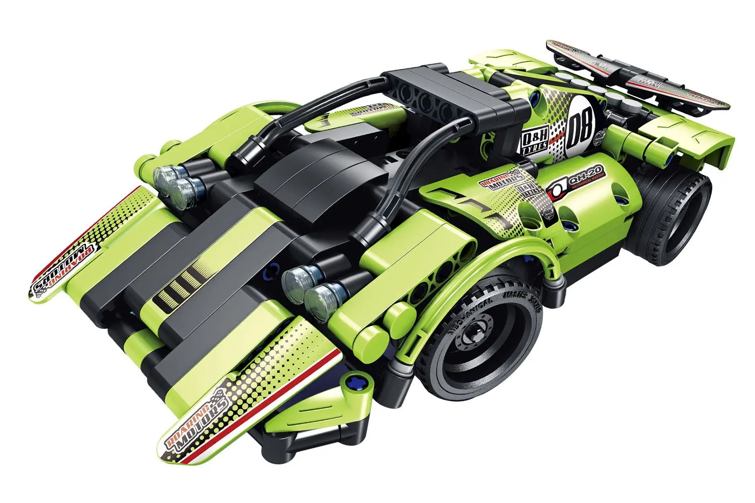 Конструктор 2в1 XTech Bricks Racing Cars 8020 (Green)