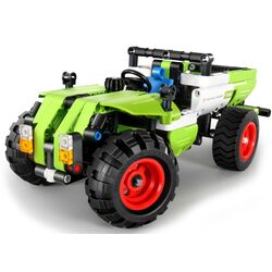 Constructor 2in1 XTech Combine harvester & Pick up Truck (Green) Thumb