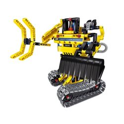 Конструктор 2в1 XTech Construction Excavator & Robot (Yellow) Thumb