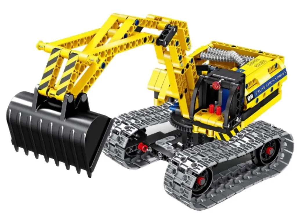 Конструктор 2в1 XTech Construction Excavator & Robot (Yellow)