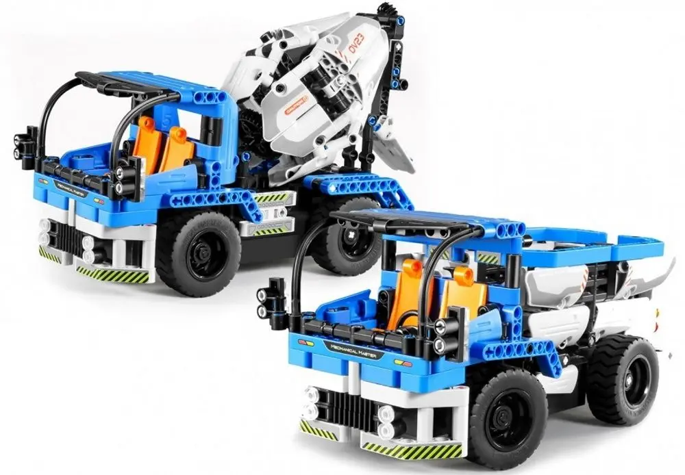 Конструктор 2в1 XTech Mixer Truck 8023 (Blue)