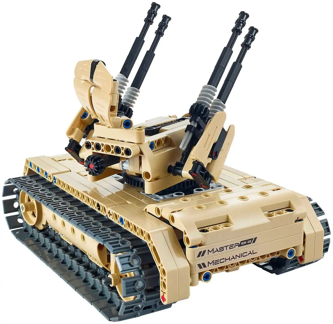 Contructor 2im1 XTech Tank & Anti-aircraft 8012 (Bej) - 2