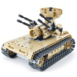 Конструктор 2в1 XTech Tank & Anti-aircraft 8012 (Bej)