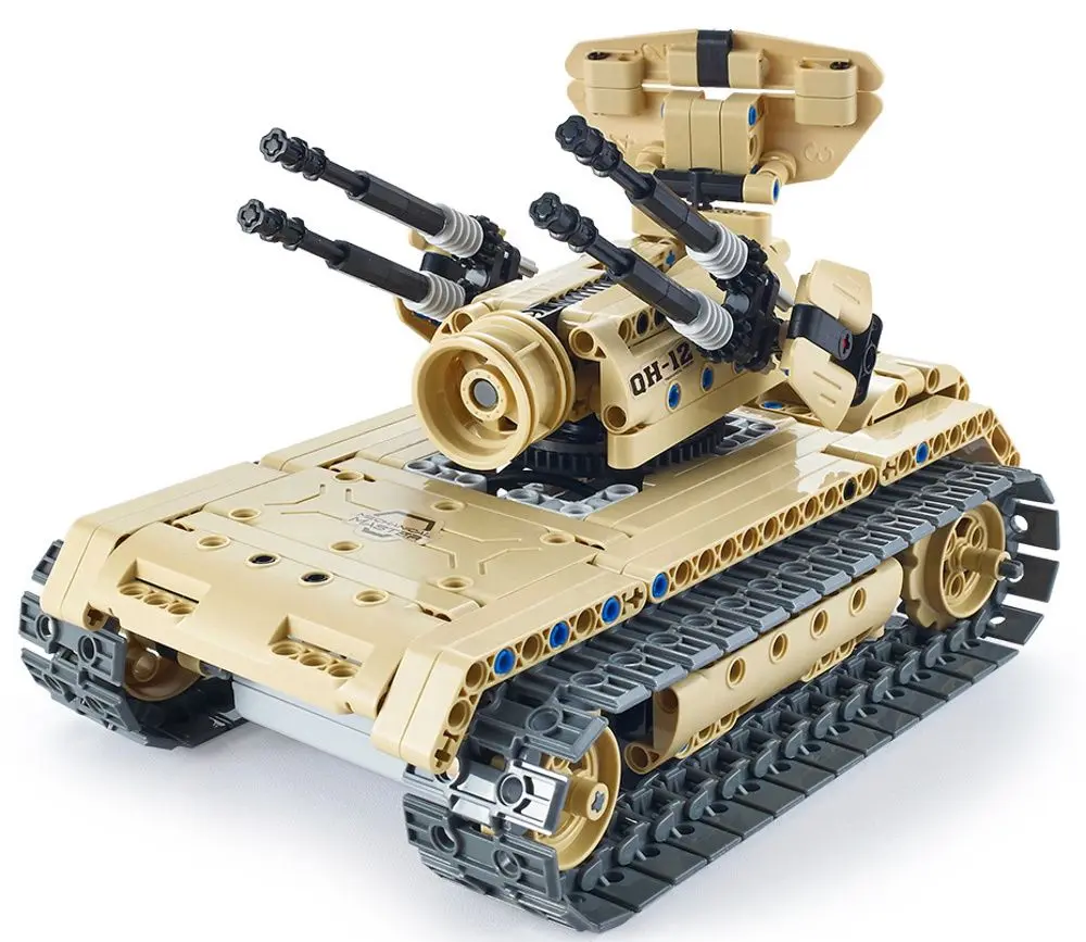 Contructor 2im1 XTech Tank & Anti-aircraft 8012 (Bej)