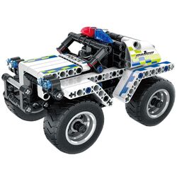 Конструктор XTech Bricks Pull Back Police Car (White)