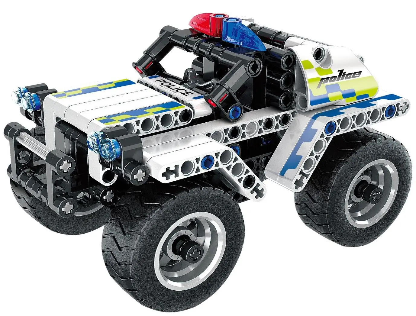 Конструктор XTech Bricks Pull Back Police Car (White)