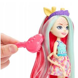 Papusa Enchantimals Glam Party Giraffe Gillian and Pole HNV29 Thumb
