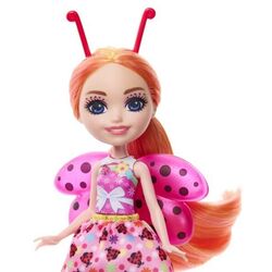 Papusa Enchantimals Glam Party Ladonna Ladybug Doll HNT57 Thumb