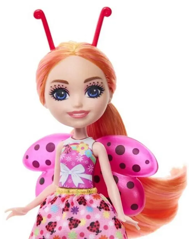Papusa Enchantimals Glam Party Ladonna Ladybug Doll HNT57 - 2