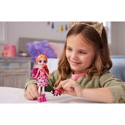 Papusa Enchantimals Glam Party Ladonna Ladybug Doll HNT57 Thumb