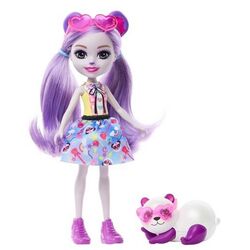 Papusa Enchantimals Glam Party Panda Pemma and Clumber HNT58