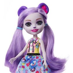 Papusa Enchantimals Glam Party Panda Pemma and Clumber HNT58 Thumb