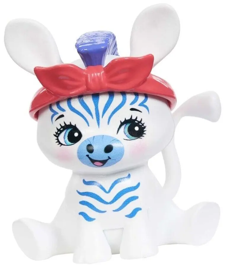 Papusa Enchantimals Glam Party Zemirah Zebra and Grainy Doll - 4