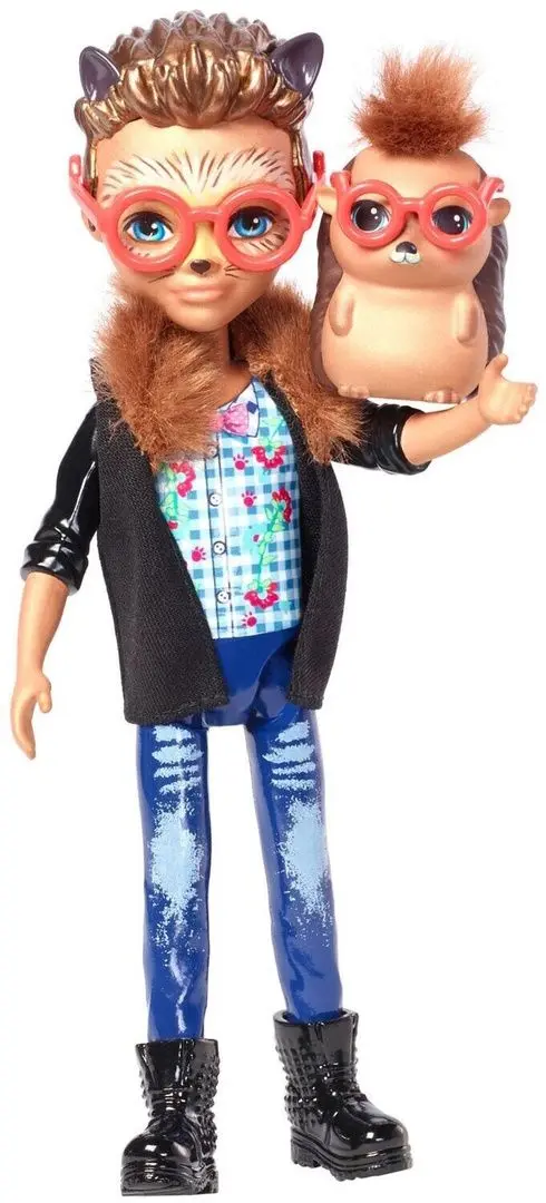 Papusa Enchantimals Hixby Hedgehog and Pointer - 2