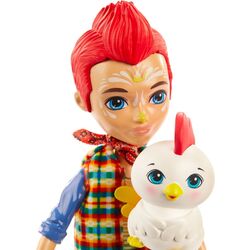 Papusa Enchantimals Redward Rooster Cluck GJX39 Thumb