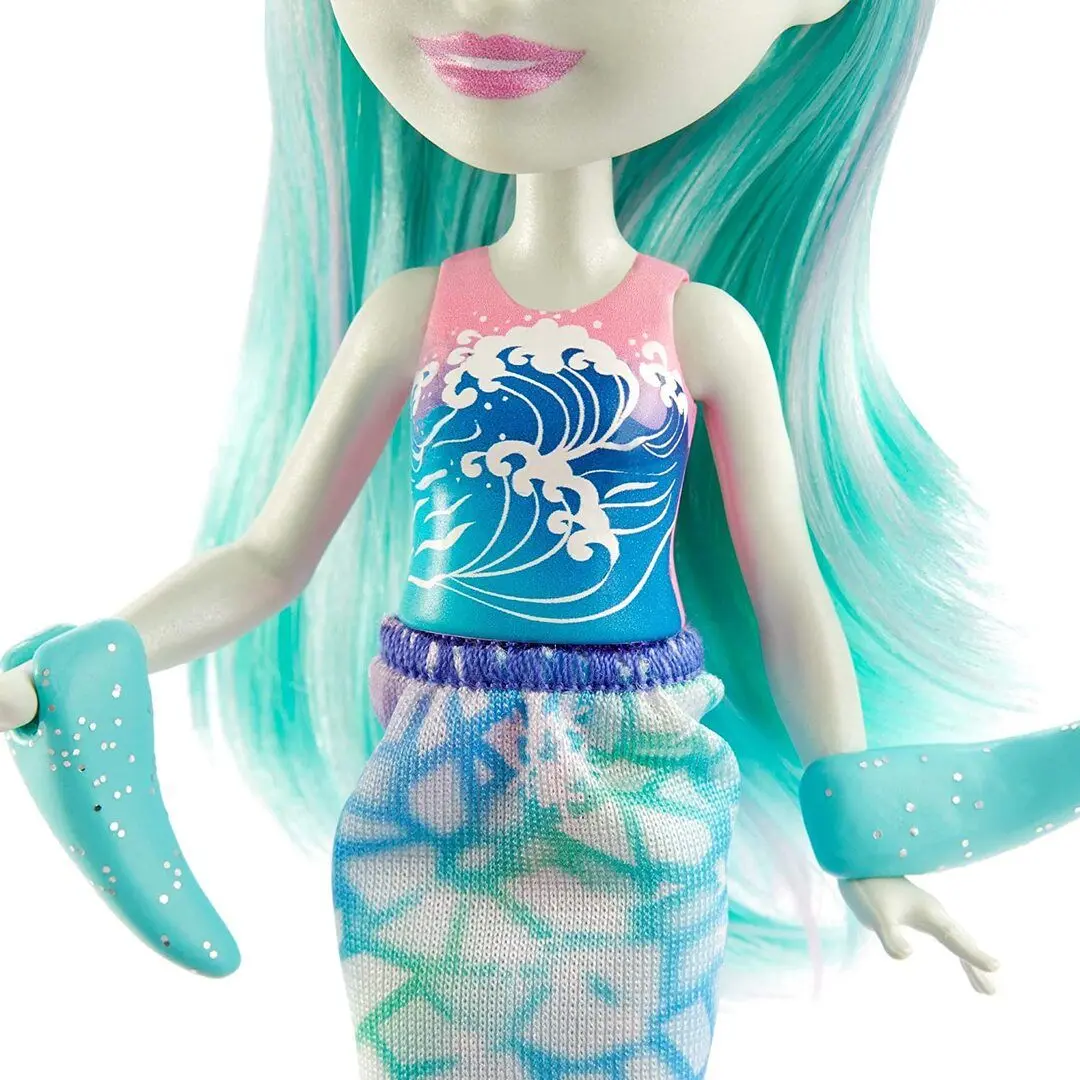 Papusa Mattel Enchantimals Naddie Narwhal & Sword GJX41 - 3