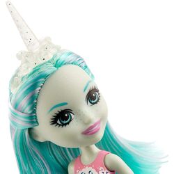 Papusa Mattel Enchantimals Naddie Narwhal & Sword GJX41 Thumb