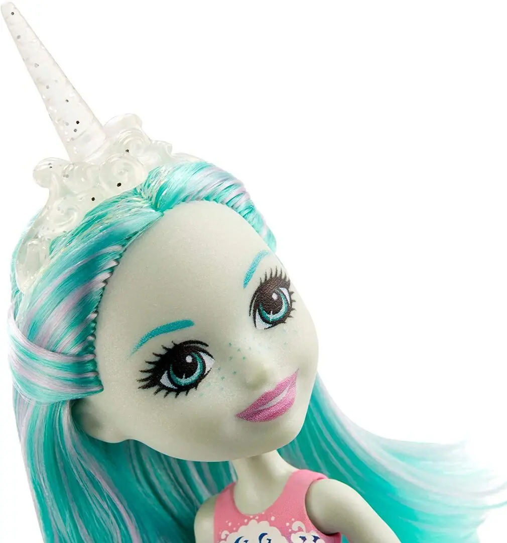 Papusa Mattel Enchantimals Naddie Narwhal & Sword GJX41 - 4
