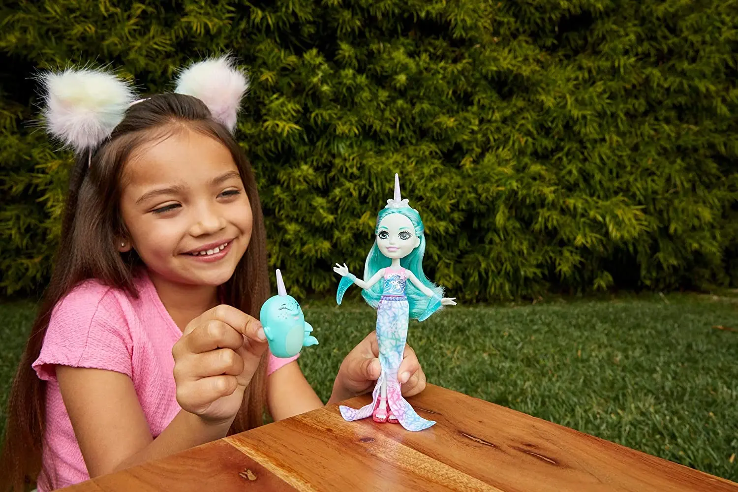 Papusa Mattel Enchantimals Naddie Narwhal & Sword GJX41 - 7