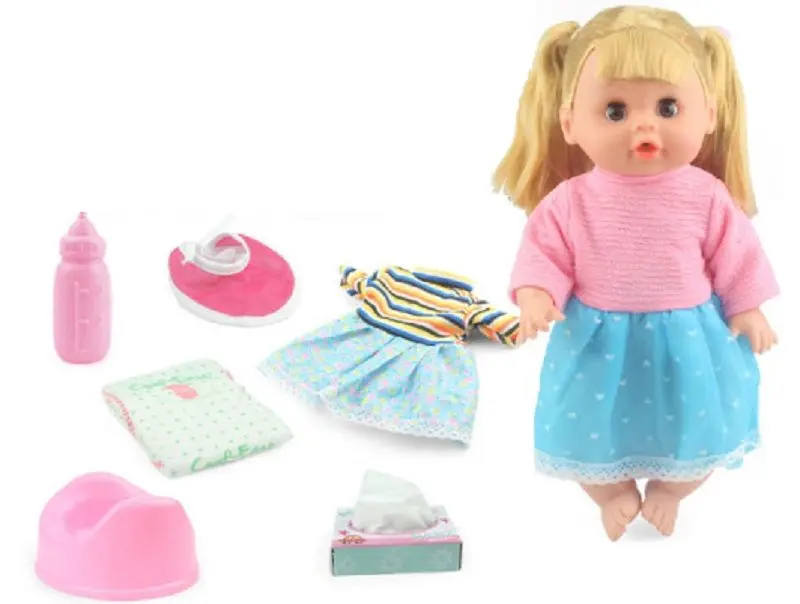 Интерактивная кукла с аксессуарами Essa Toys Lovely Baby MY002-6