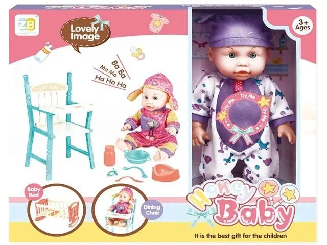 Кукла Zunbao Toys Honey Baby 43852