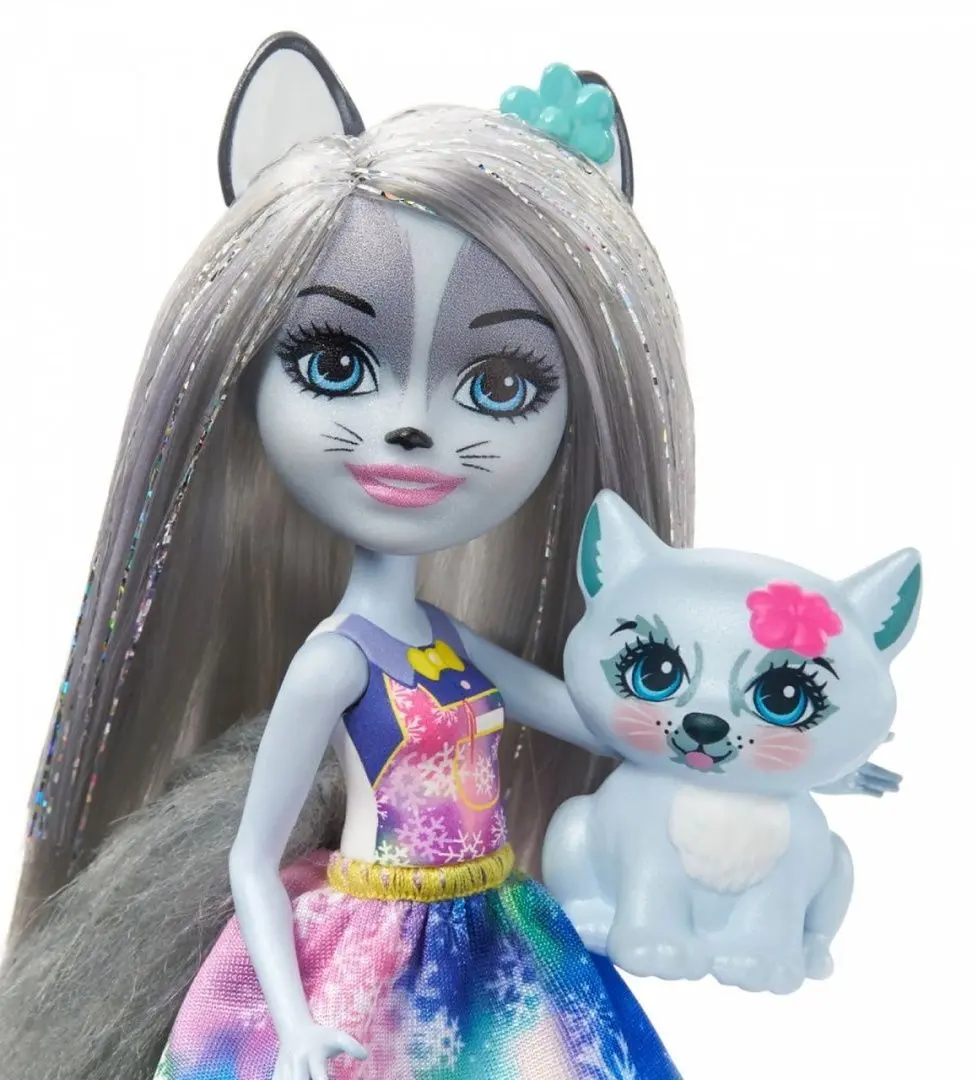 Set de joaca Mattel Enchantimals Magazinul de napolitane Haski Havana GJX37