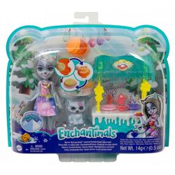 Set de joaca Mattel Enchantimals Magazinul de napolitane Haski Havana GJX37 Thumb