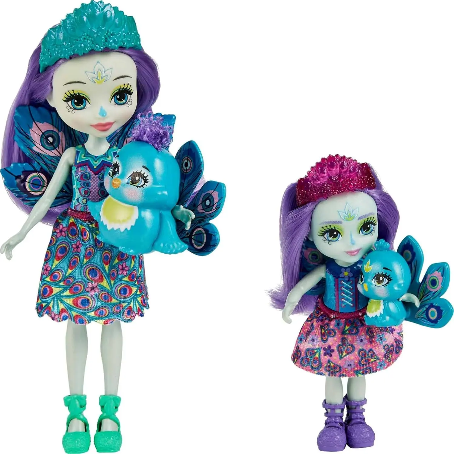 Set de joaca Mattel Enchantimals Patter Peacocks&Flap K-HCF83