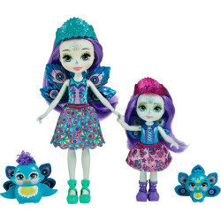 Set de joaca Mattel Enchantimals Patter Peacocks&Flap K-HCF83