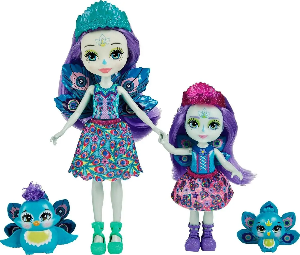 Set de joaca Mattel Enchantimals Patter Peacocks&Flap K-HCF83