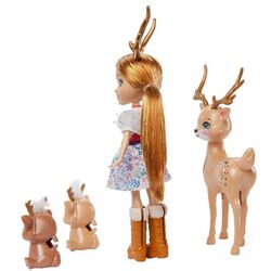 Set de joaca Mattel Enchantimals Familia Rainey Reno GNP17 Thumb