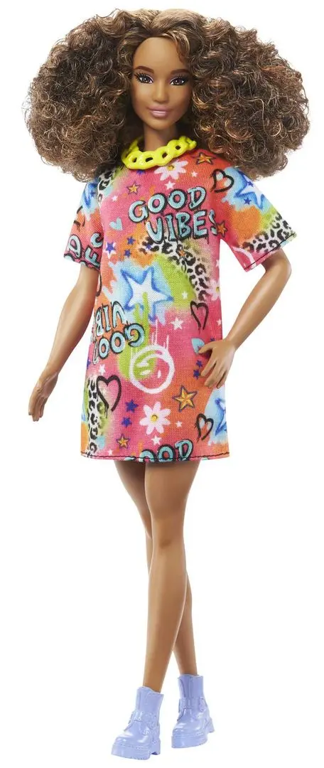 Кукла Mattel Barbie Brunette With Graffiti Dress - 2