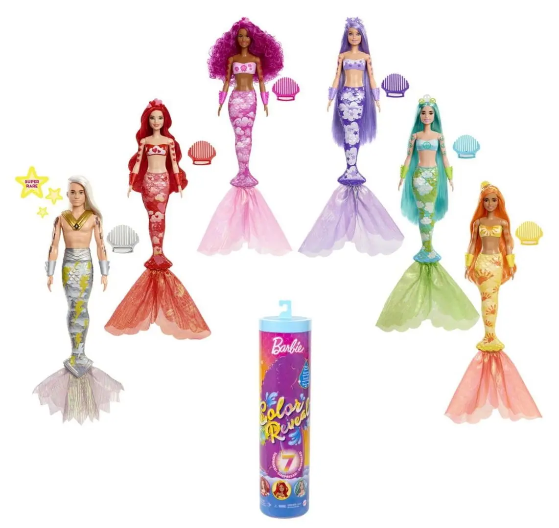 Кукла Mattel Barbie Color Reveal Mermaid HCC46 - 3