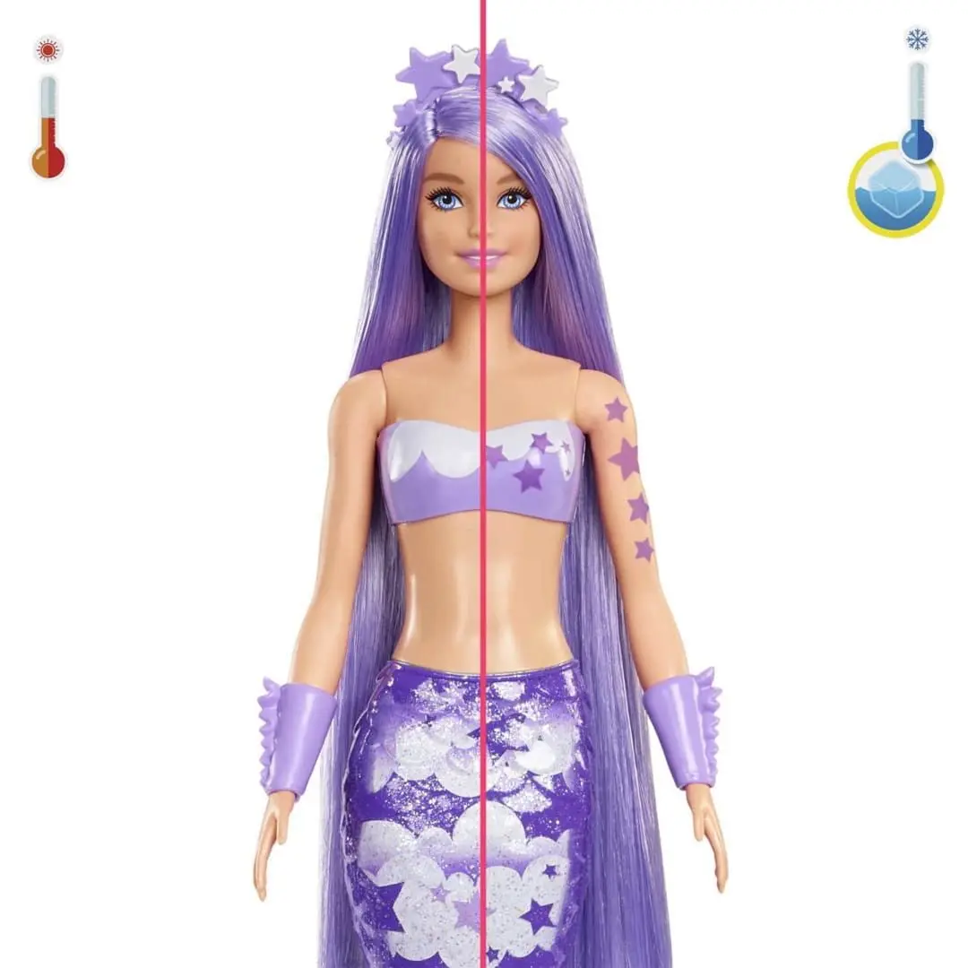 Кукла Mattel Barbie Color Reveal Mermaid HCC46 - 5