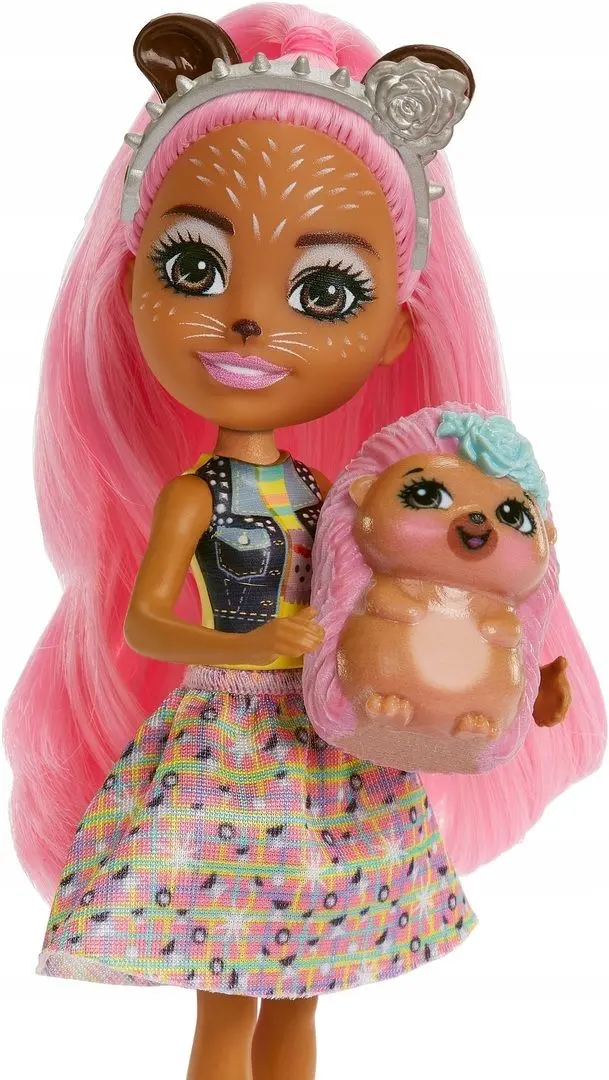 Кукла Mattel Enchantimals City Tails Main Street Hensley Hedgehog & Spiney HKN13