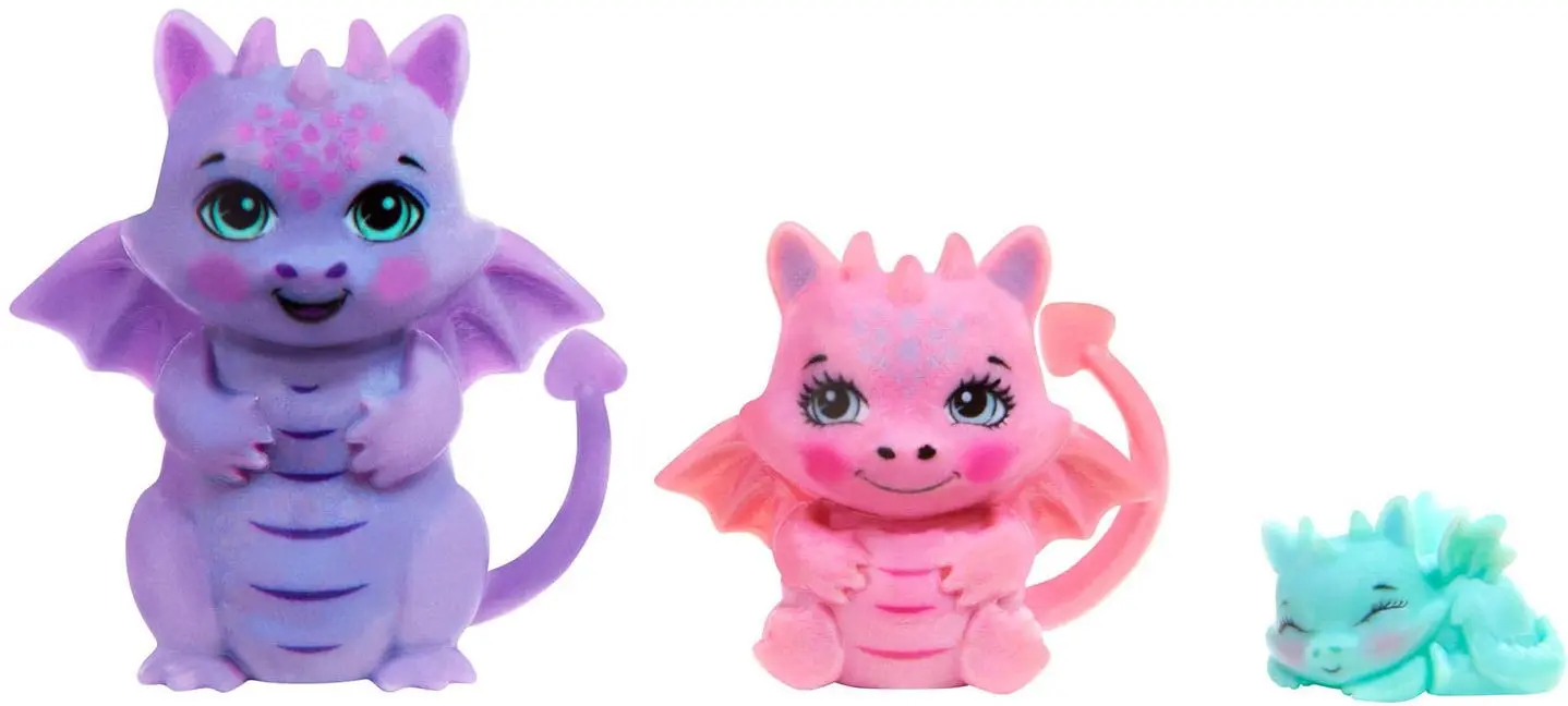 Papusa Mattel Enchantimals Deanna Dragon Family GYJ09 - 2