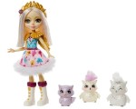 Papusa Mattel Enchantimals Odele Snowy Owl Family GJX46