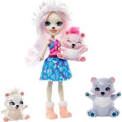 Papusa Mattel Enchantimals Pristina Polar Bear