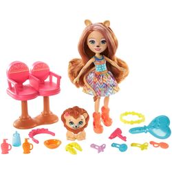Papusa Mattel Enchantimals Stylin Salon GTM29